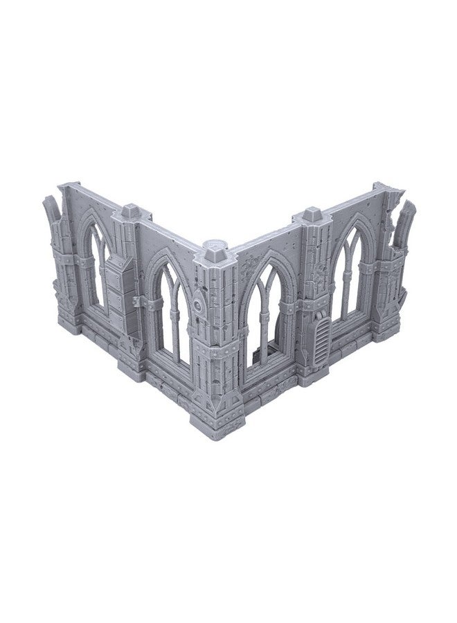 EnderToys Gothic Sci-Fi Ruins by Terrain4Print (Set C), 3D Printed Tabletop RPG Scenery and Wargame Terrain for 28mm Miniatures - Image 3