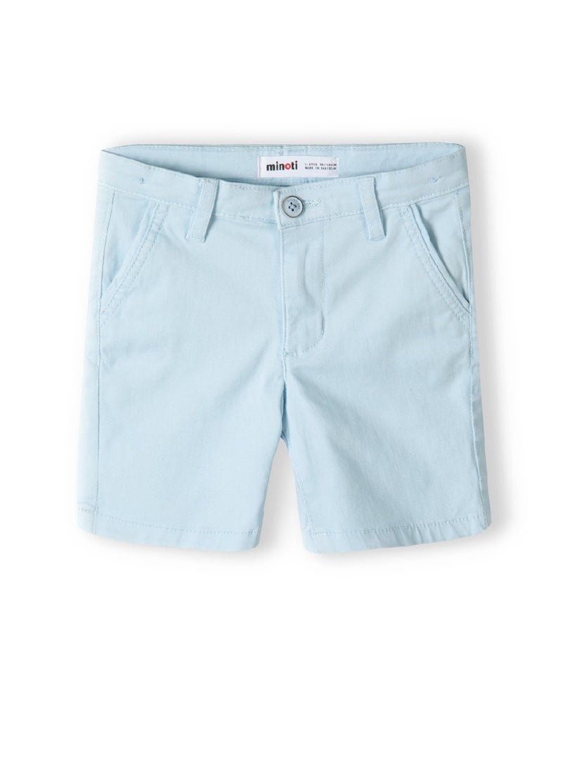 MINOTI Boys' Chino Shorts with Adjustable Waist  - Image 1