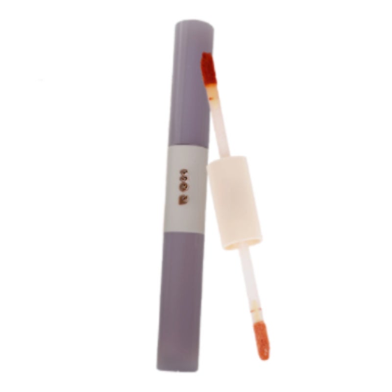 Duo-Tone Matte & Gloss Lip Tint, Long-Lasting Velvet Lip Stain with Dual Finish - Image 1