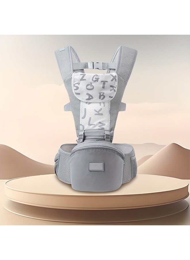 بيوينتي 2-في-1 متعددة الوظائف الطفل حزام الخصر البراز مقعد الورك ناقل الطفل , مناسبة لمدة 3-36 شهرا الطفل , 6 في 1 وضع حمل , الحجم قابل للتعديل , مناسبة جدا للمشي لمسافات طويلة رحلة التسوق - Image 1