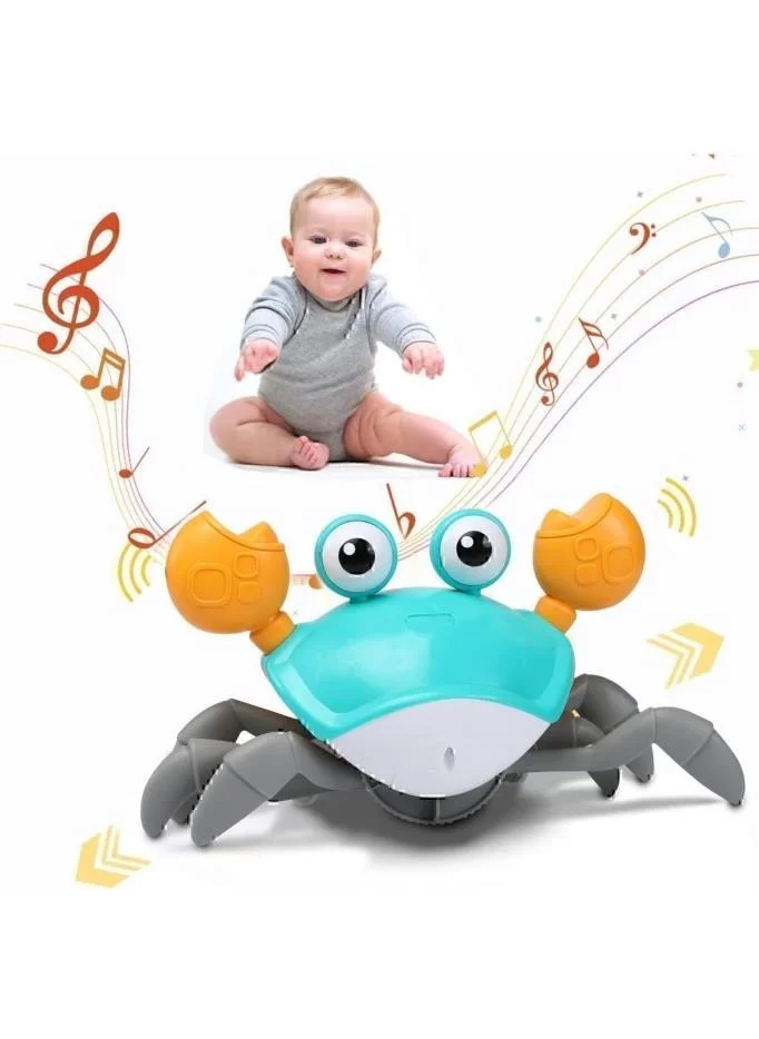 NeUygun Sensored Crab Rechargeable Toy Helping Crawling Sound Musical Toy