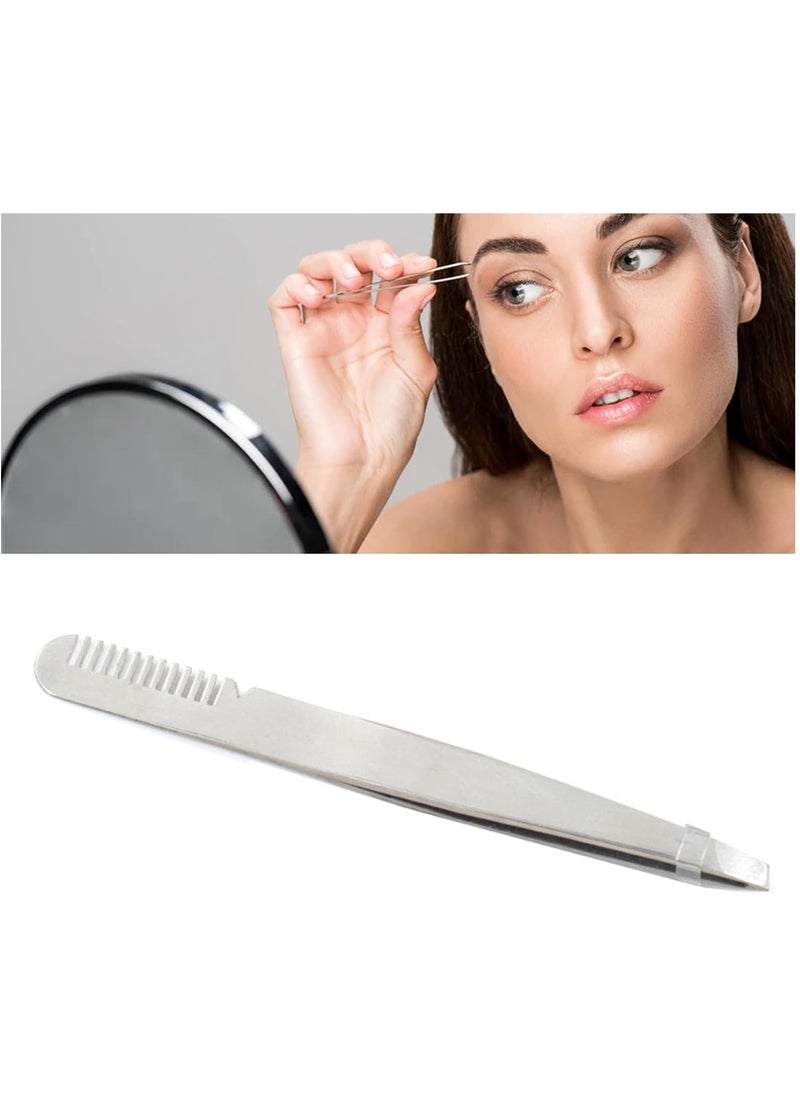 ملقط حواجب احترافي مع مشط - Image 4