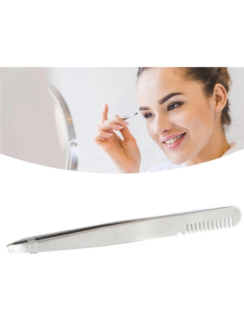 ملقط حواجب احترافي مع مشط - Image 5