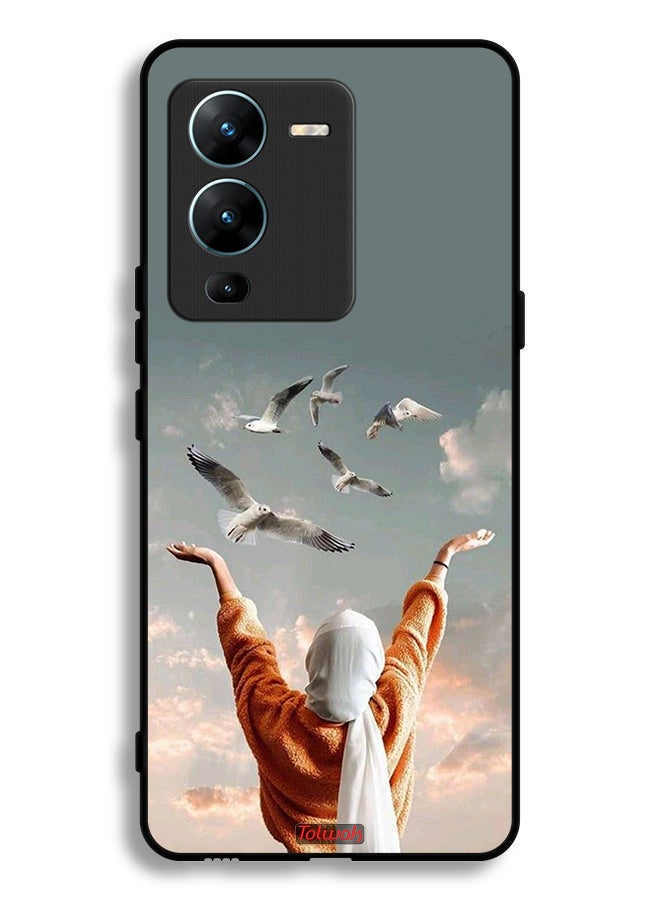 Tolwak Vivo V25 Pro 5G Protective Case Cover Birds Flying - Image 2