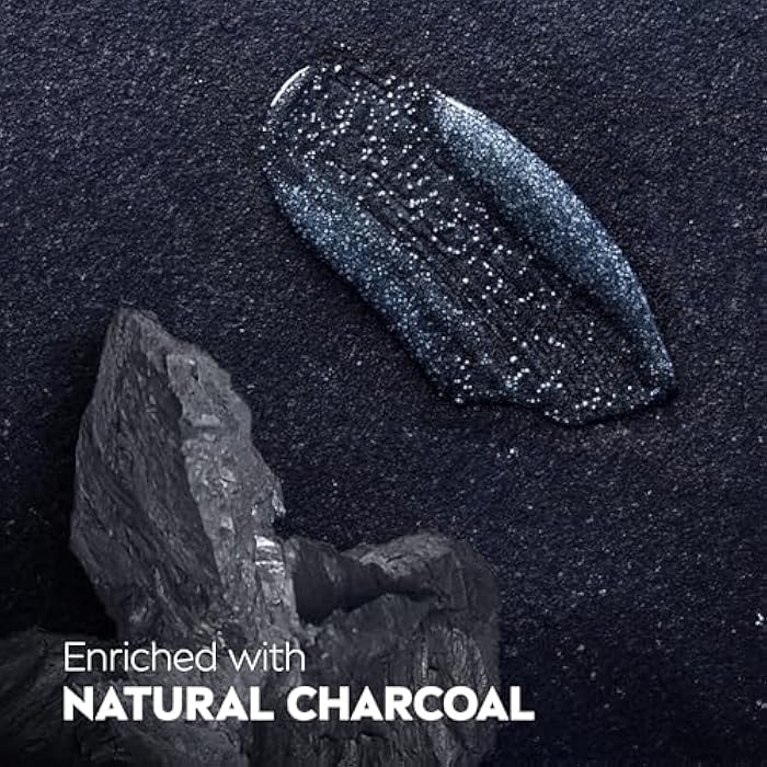 NIVEA MEN Deep Clean Face Wash and Scrub with Natural Charcoal, Exfoliating Face Wash for Men Removes Excess Oil, Dirt and Impurities, Beard Friendly Skin Care, 2.5 Fl Oz Tube, Pack of 3 - Image 3