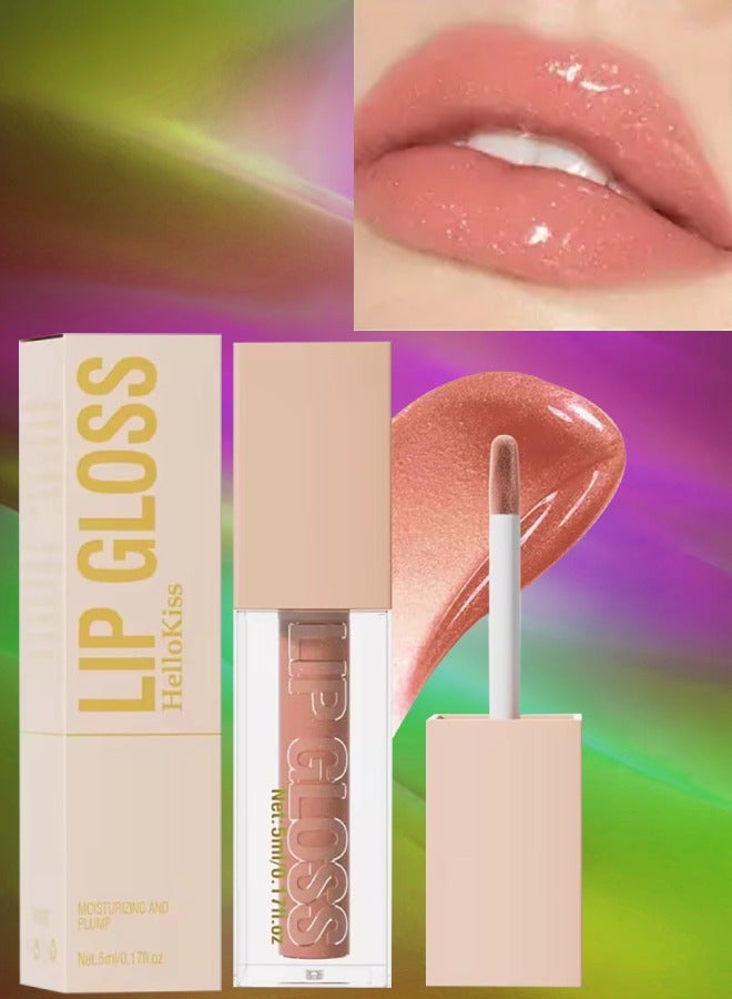 HelloKiss لمعان فائق لزيت الشفاه مرطب وممتلئ وناعم لشفاه رطبة بملمس خفيف ورقيق لون شفاه زيت شفاه مكثف مكياج شفاه زيت 09 - Image 1