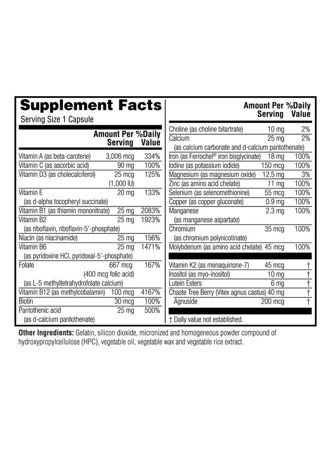 Twinlab TWL Women's Daily One 60 ct - Image 2