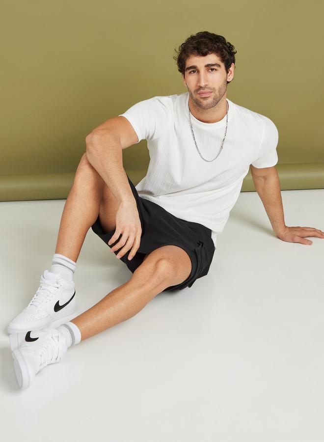 Styli  Cargo Cotton Terry Relax fit Shorts - Image 2