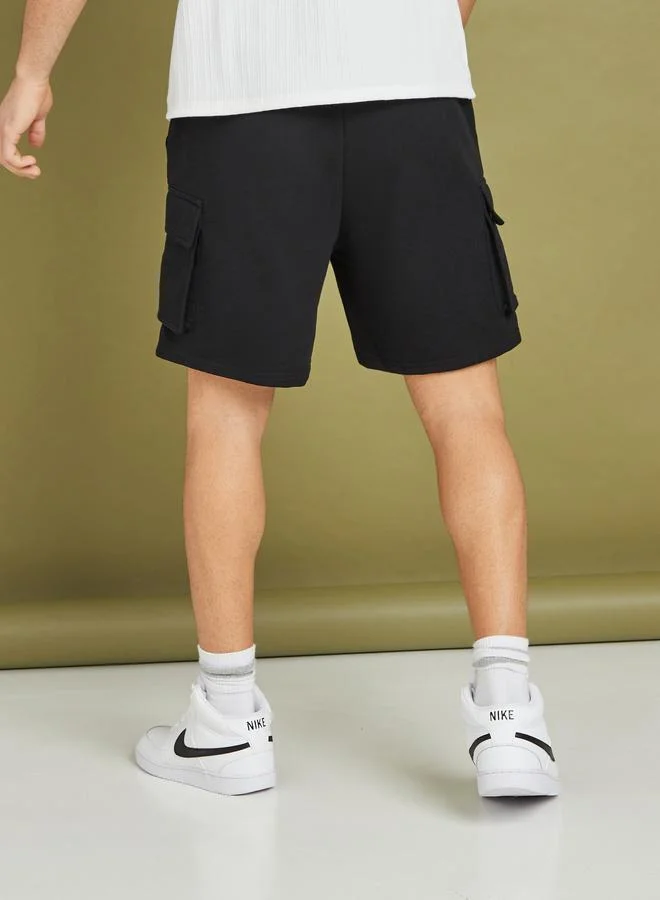 Styli Styli  Cargo Cotton Terry Relax fit Shorts