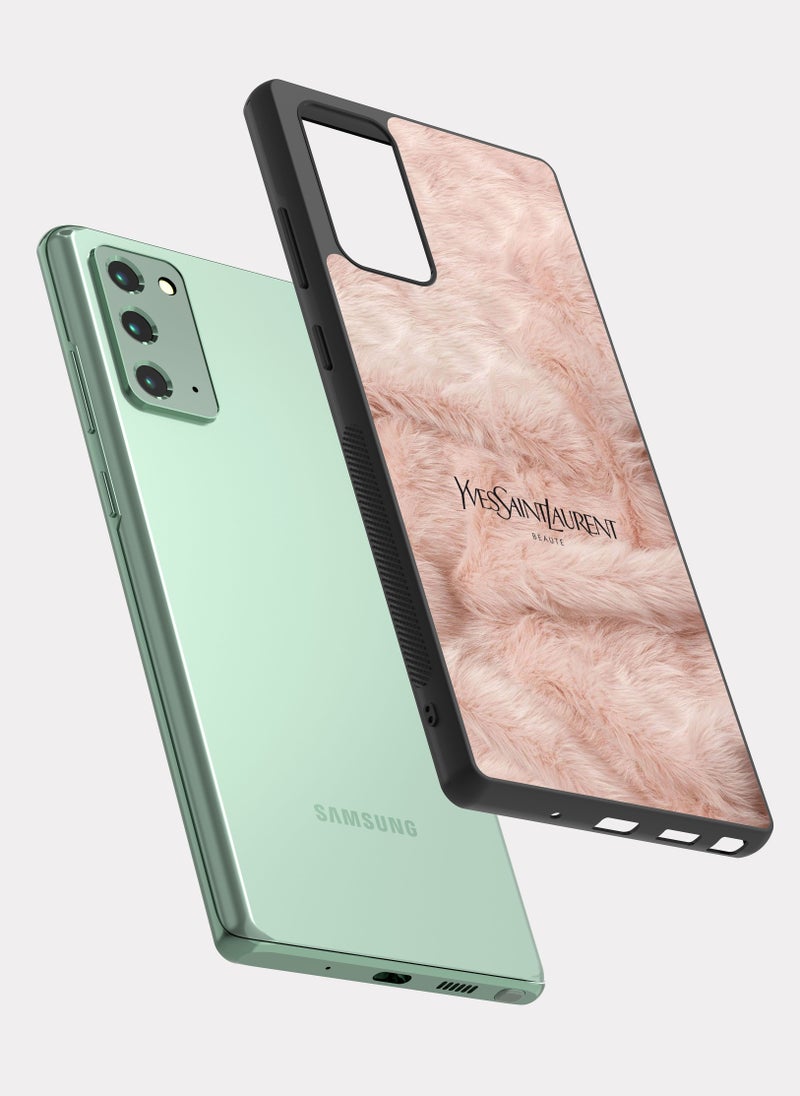 بكسلات كفر سامسونج جالكسي نوت 20 إيف سان لوران وردي اسود - Image 2