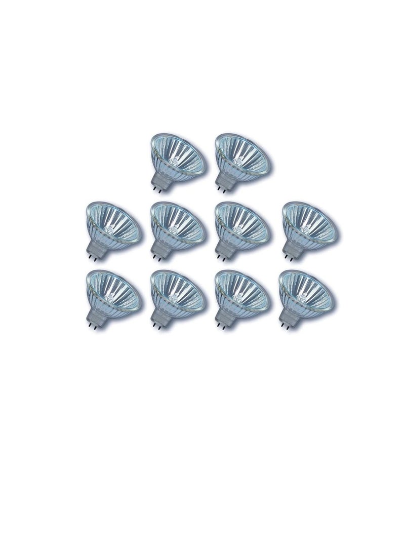 Osram 10 x Osram Halogen 50W GU5.3 12V 36° 44870 WFL Decostar 50 Watt lamp warm white dimmable [Energy Class B]  - Image 2