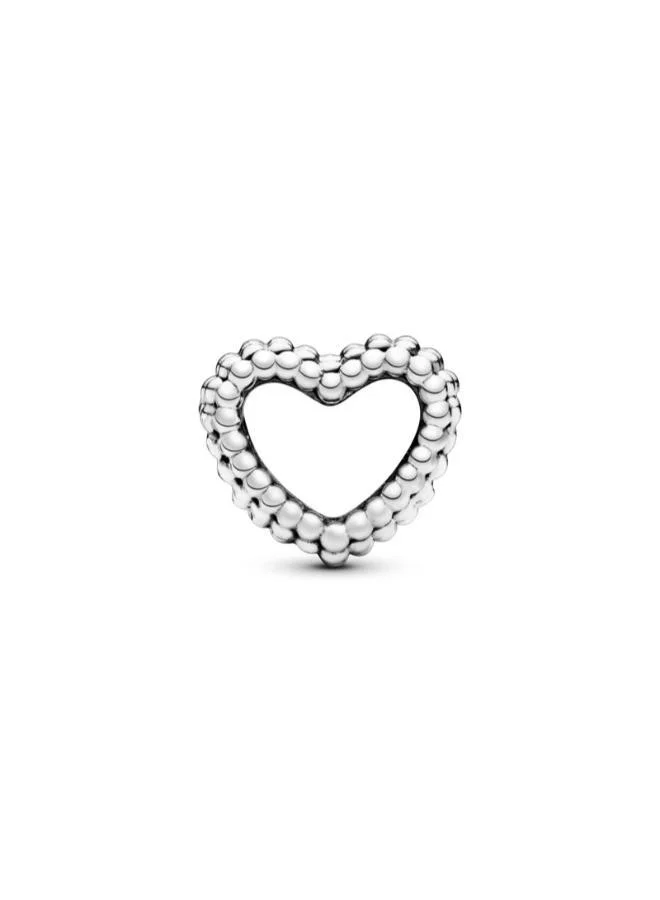 باندورا Beaded Open Heart Charm