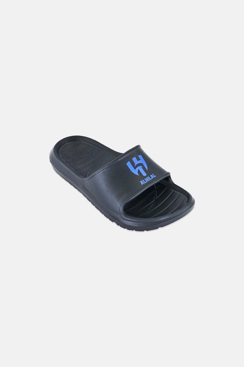PUMA Kids Boy Divecat v2 Lite Al Hilal Slip On Slides, Black - Image 1