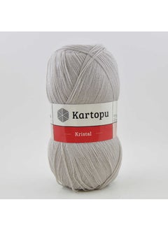 Kartopu Kristal K861 5 Pieces Fiber Yarn Hand Knitting Yarn Beige 