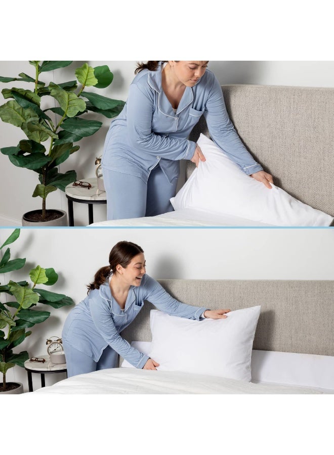 SnugStop The Original Bed Wedge | Gap Filler Between Your Headboard and Mattress | Triangle Pillow Wedge | Headboard Gap Filler | Anti-Slip Mattress | Don't Lose Your Pillow (Queen) 60”L x 6”W x 6”H - Image 2