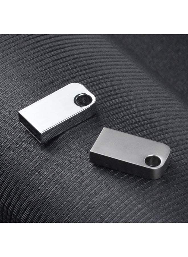 Car USB Flash Drive Music USB Flash Drive 64G Metal Mini USB Flash Drive 32G Lossless High-speed USB Flash Drive Lettering Bidding USB Flash Drive-Color:Silver (empty U Disk)-Capacity:Common-64gb - Image 5