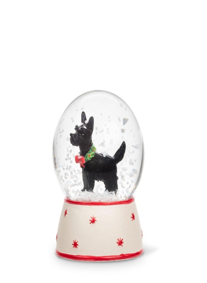 Abbott Collection Small Scottie Dog Snow Globe, 2.25-Inch, Resin, Multicolor - Image 1