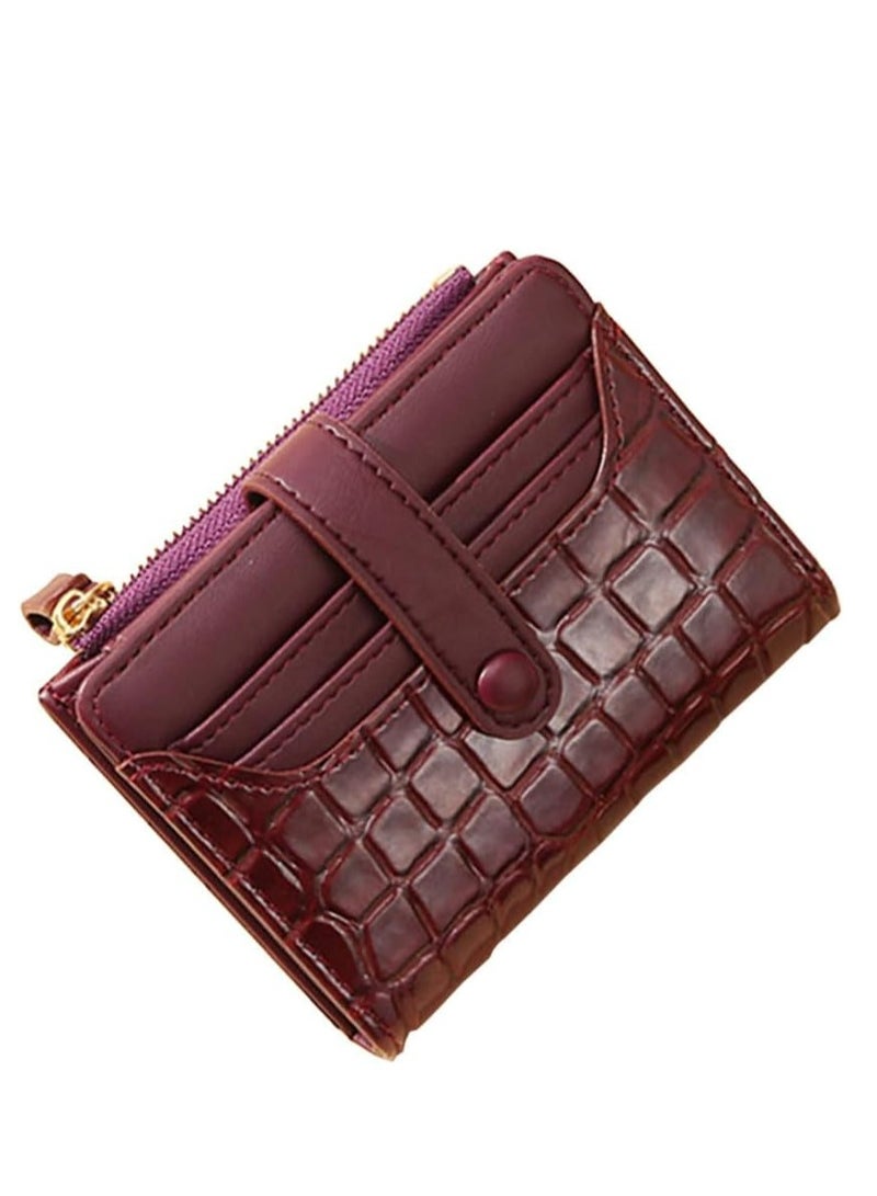 Oasisgalore RFID Blocking Women's Bifold Wallet with Zipper, Coin Purse, Card Holder  - Image 1