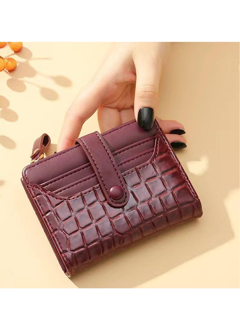 Oasisgalore RFID Blocking Women's Bifold Wallet with Zipper, Coin Purse, Card Holder  - Image 2