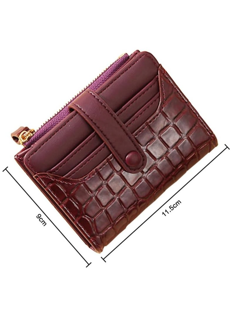 Oasisgalore RFID Blocking Women's Bifold Wallet with Zipper, Coin Purse, Card Holder  - Image 3