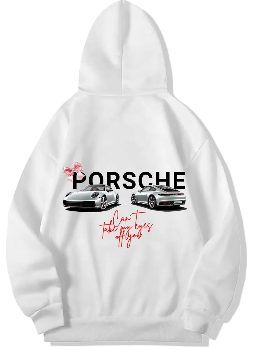 بي ار زد كولكشن Unisex Oversize Porsche Can't Take My Eyes Off You Hoodie