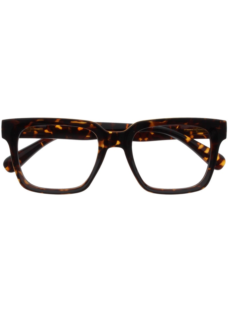 OPULIZE ERA Blue Light Blocking Reading Glasses for Women Men, Oversized Frame with UV400 Protection and Anti-Reflective, Anti-Glare Computer Glasses, Brown Tortoiseshell +0.00 (Pack of 1) - Image 1
