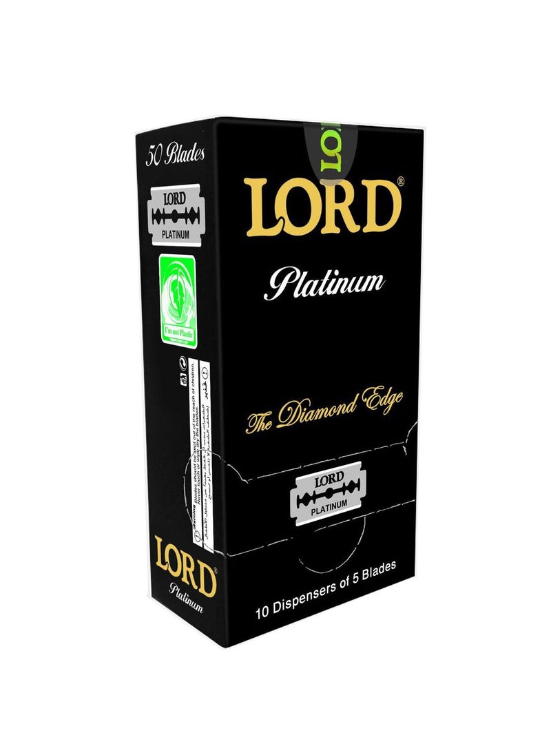 Lord - 50 New Lord Platinum Double Edge Razor Blades - Image 1