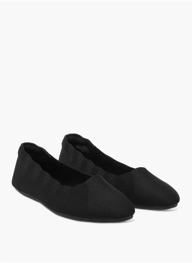 Celeste Women's Textured Slip-On Ballerina