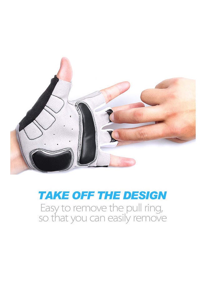 NIBEMINENT Breathable Half Finger Cycling Gloves XL 25 x 2 16cm - Image 5