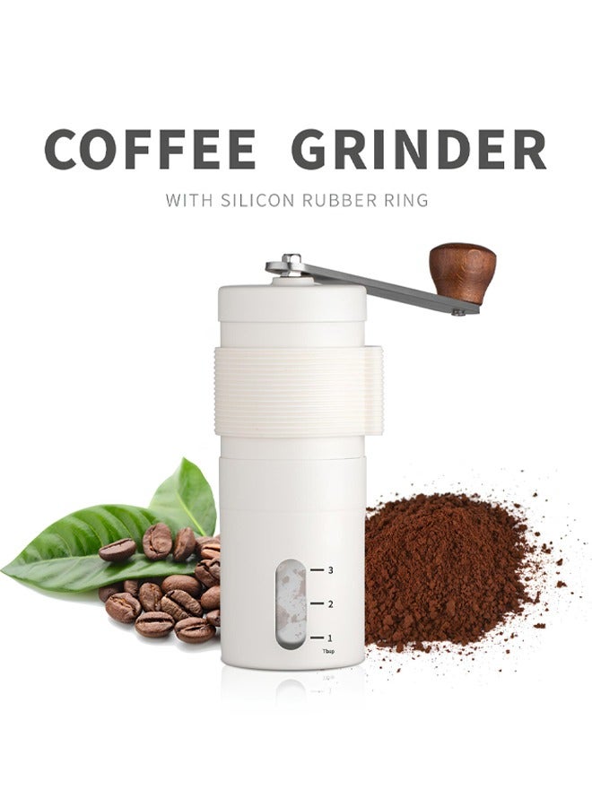 كيلا مطحنة قهوة يدوية محمولة، طاحونة قهوة يدوية للإسبريسو والقهوة الطازجة، مثالية للسفر، التخييم، الاستخدام المنزلي والمكتبي - مصنوعة من الفولاذ المقاوم للصدأ 304 المتين، مع مطحنة خزفية. - Image 1