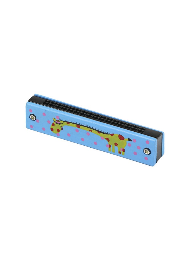 Wooden Harmonica Toy 16 Hole Wind Instrument Children Enlightenment Musical Instrument - Image 1