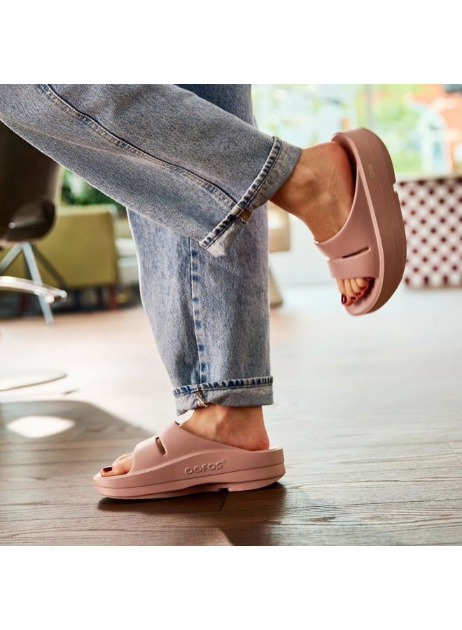 OOFOS OOriginal Sandal, Nomad - Men s Size 8, Women s Size 10 - Lightweight Recovery Footwear - Reduces Stress on Feet, Joints & Back - Machine Washable - Image 2