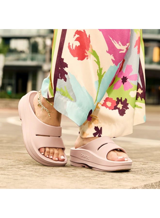 OOFOS OOriginal Sandal, Nomad - Men s Size 8, Women s Size 10 - Lightweight Recovery Footwear - Reduces Stress on Feet, Joints & Back - Machine Washable - Image 3