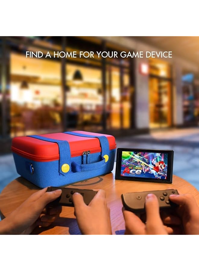 HOOKOR Carrying Case For Nintendo Switch Oled Cute And Deluxe Protective Hard Shell Carry Bag For Nintendo Switch Oled Console & Accessories - Image 3