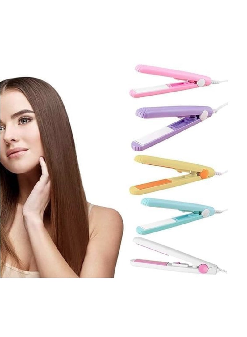 eBasket Mini Hair Straightener - Easy to Carry for Trips - High Efficiency, Multi Color, Ceramic - Image 1