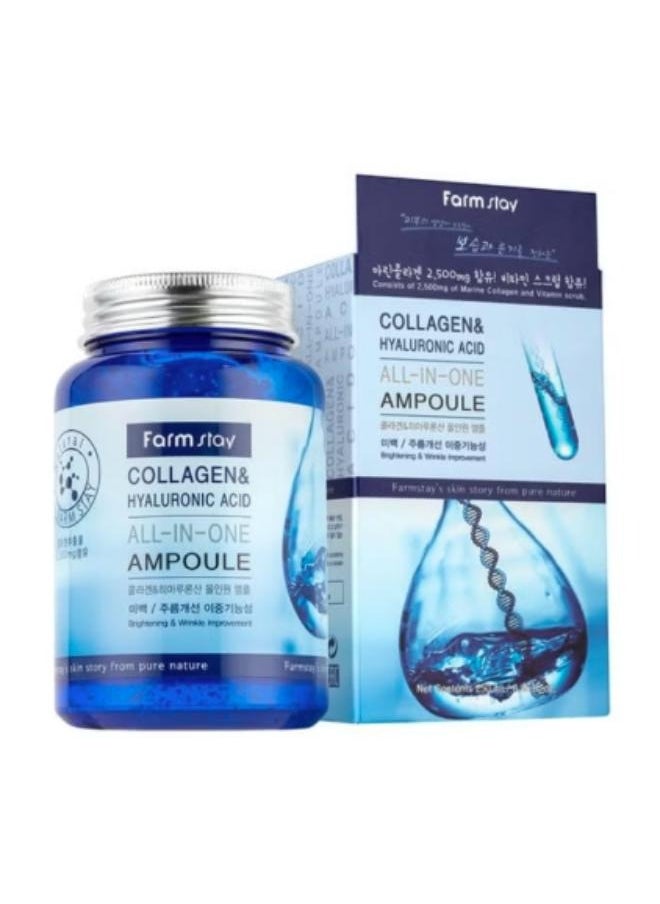 Farm Stay - All In One Collagen & Hyaluronic Acid Gel Ampoule 250ml - Image 1