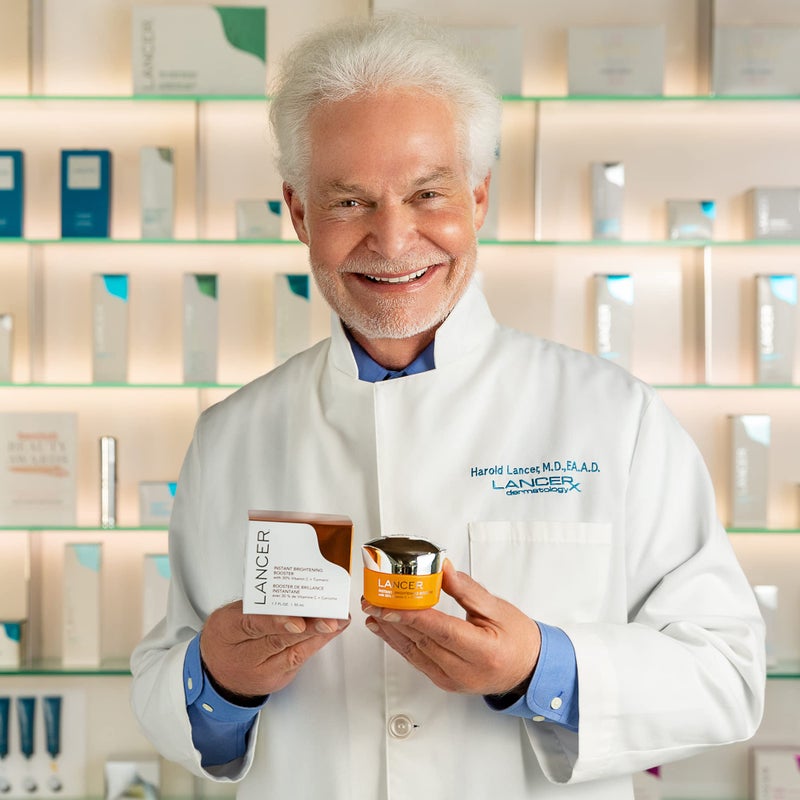 Lancer Skincare Instant Brightening Booster with 30% Vitamin C and Turmeric, Exfoliating Anti-Aging Night Cream, 1.7 Fluid Ounces - Image 2