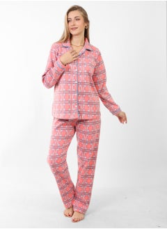 Button-Decorated Printed Fular Pajama: Chic Design Meets Ultimate Comfort - pzsku/Z2356D882C620E7937ECBZ/45/_/1738234079/2e361861-2384-494e-ada7-4aacc6217f71