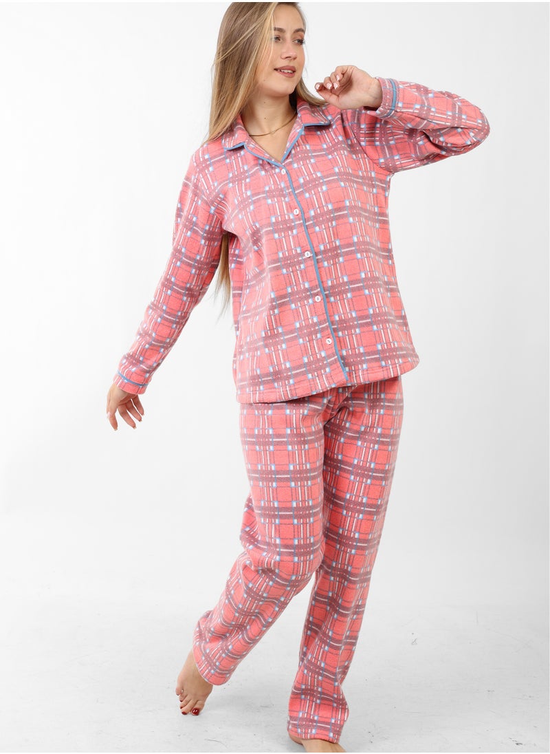 Button-Decorated Printed Fular Pajama: Chic Design Meets Ultimate Comfort - pzsku/Z2356D882C620E7937ECBZ/45/_/1738234152/049694d1-fce8-4f0b-b1f1-0351a307f7c4