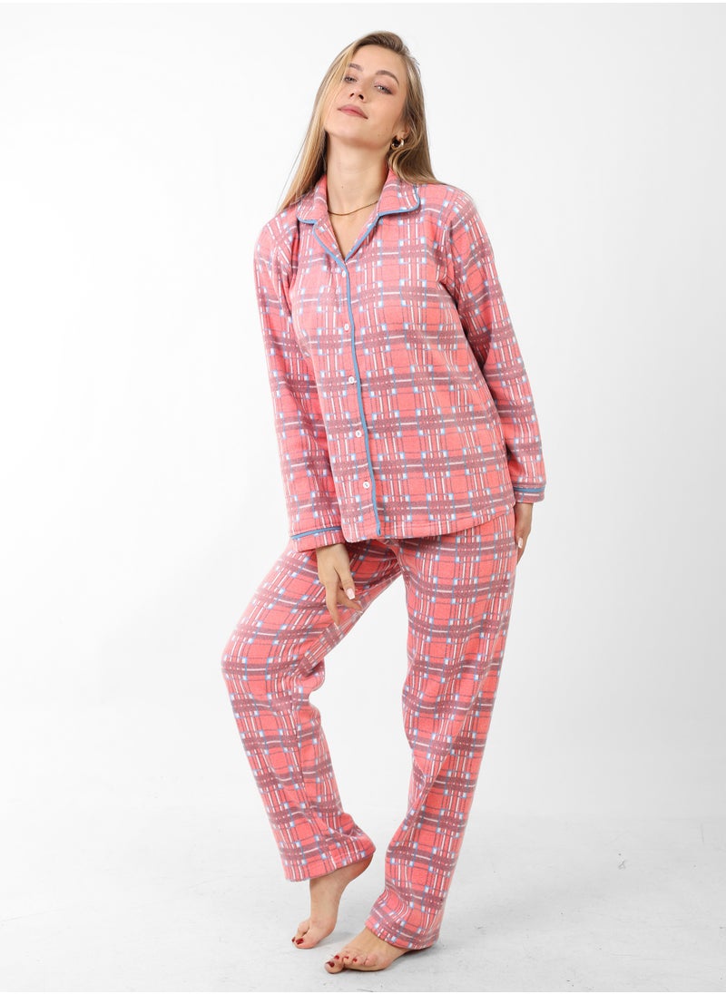 Button-Decorated Printed Fular Pajama: Chic Design Meets Ultimate Comfort - pzsku/Z2356D882C620E7937ECBZ/45/_/1738234157/07326781-39f4-4b18-87a7-35da18bd090e