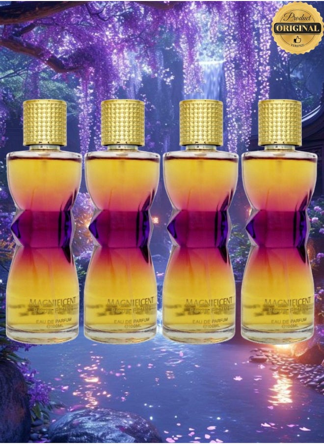 Magnificent - 4 Pieces Magnificent Perfume 100ML - Image 1