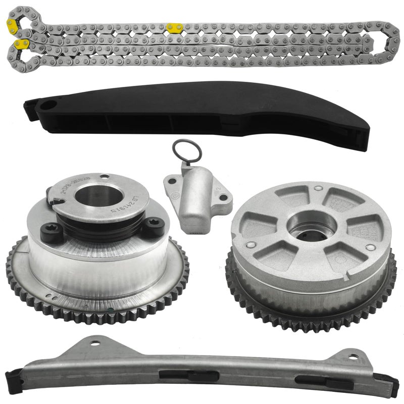 zuverlass 24350-2E700 Timing Chain Kit w/VVT Gear for Hyundai Elantra 2.0 2017-2020,Kona 2.0L 2018-2021,for Veloster 2.0L 2019-2021,for Kia Forte 2.0 17-2022, Forte 5 2.0 L 2017 2018 243212E010 Timing kit - Image 1