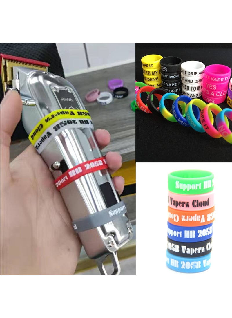 Generic Carving Clipper Silicone Grip Rings 30mm box silicone ring color uniform random 