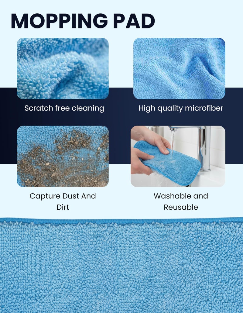 Seznik Vacuum Cleaner Accessory - SZ-V07 Model - Water Tank Rubber Knob 2 pcs + Mopping Pad 2 Pcs Compatible with Seznik Turbo SZ-V07 Model - Image 3