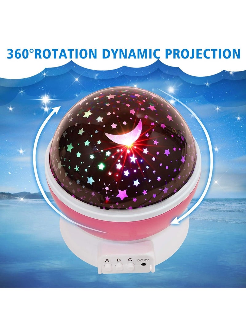 Romantic Galaxy Star LED Projector Lamp – USB Multicolor Night Light for Kids Bedroom, Sleep, Relaxation, Birthday and Holiday Gift, Starry Sky Effect Lamp - Image 2