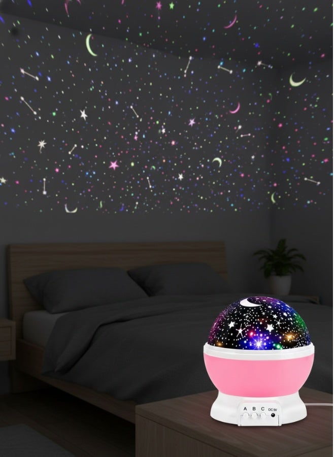 Romantic Galaxy Star LED Projector Lamp – USB Multicolor Night Light for Kids Bedroom, Sleep, Relaxation, Birthday and Holiday Gift, Starry Sky Effect Lamp - Image 3