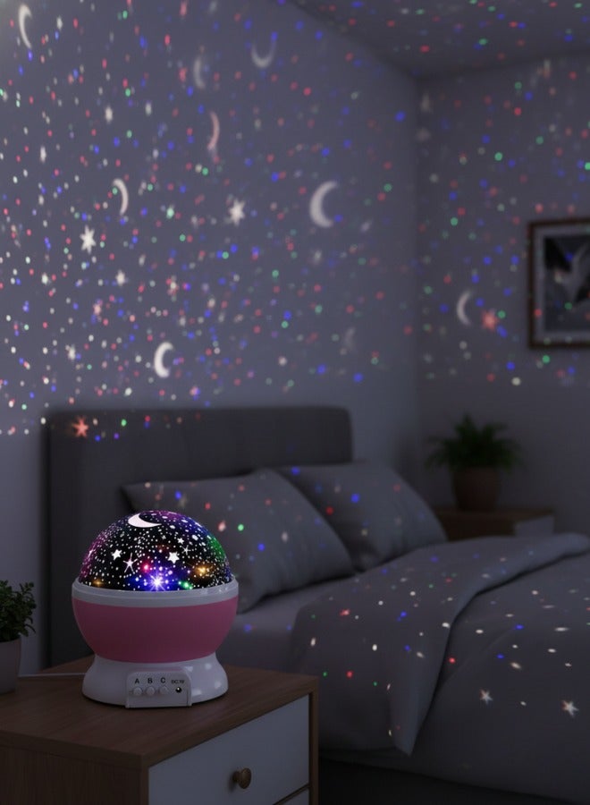 Romantic Galaxy Star LED Projector Lamp – USB Multicolor Night Light for Kids Bedroom, Sleep, Relaxation, Birthday and Holiday Gift, Starry Sky Effect Lamp - Image 4