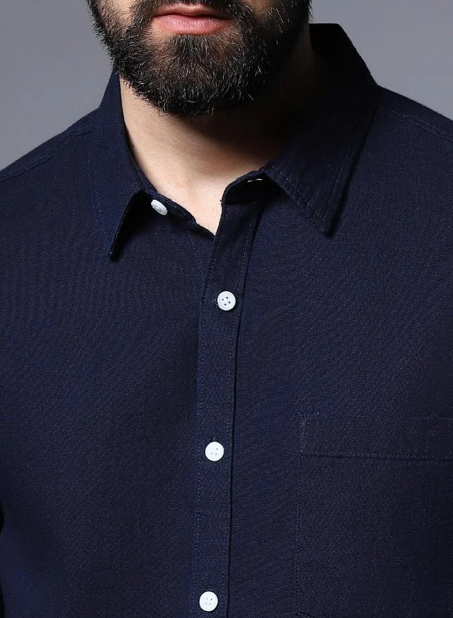 HIGH STAR  Men Inidgo Shirts for Men | Best Price UAE