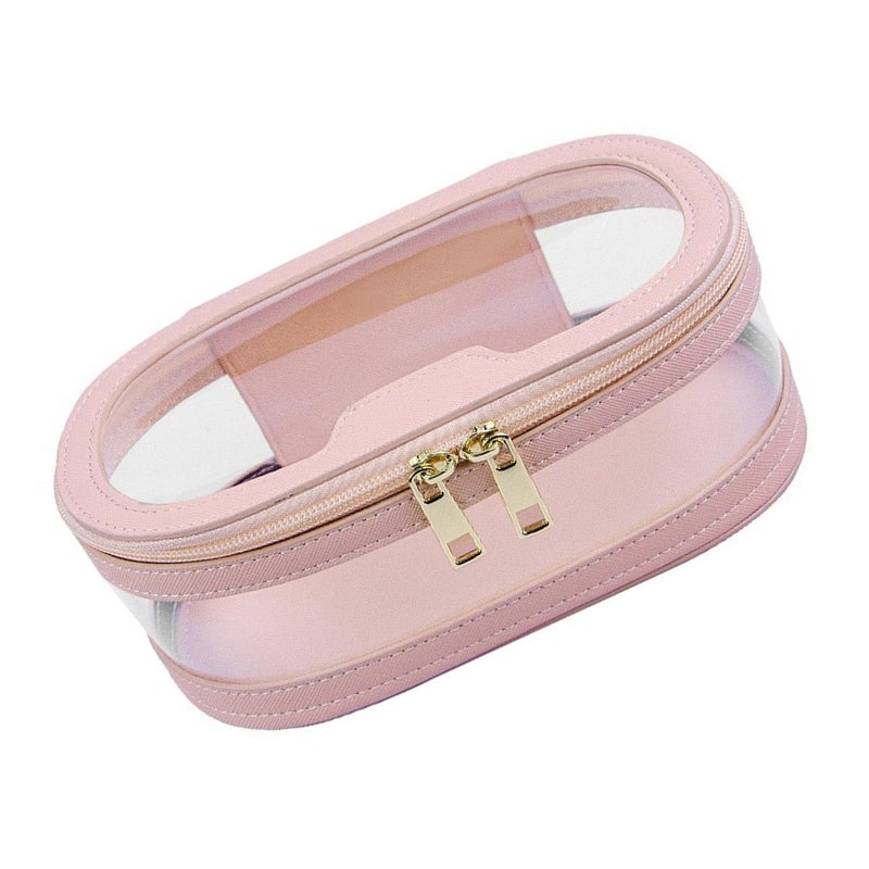 Clear Large Capacity Cosmetic Makeup Bag Toiletry Brush Holder Portable Wash - Image 5
