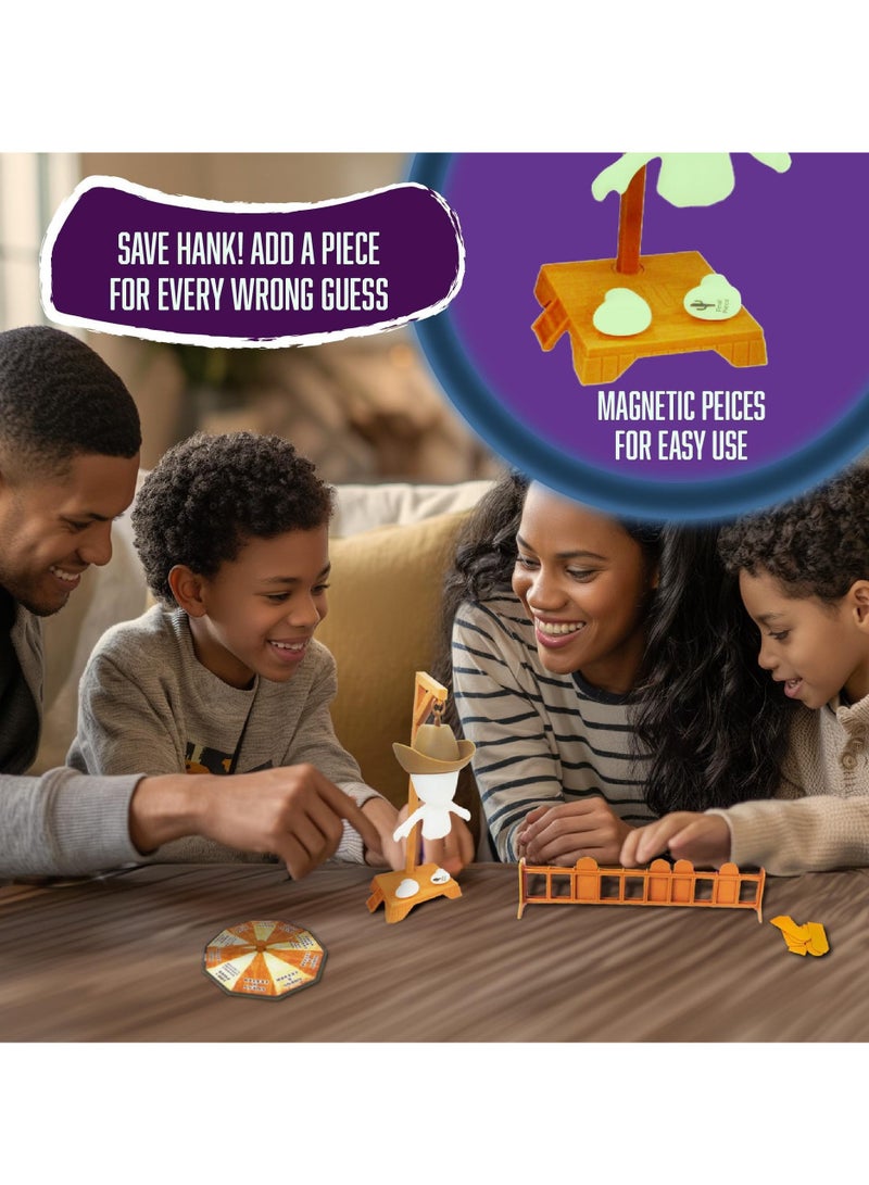 Hanke Magnetic Hangman Board Game, Cowboy Mystery Word Guessing Travel Games for Family - Image 3